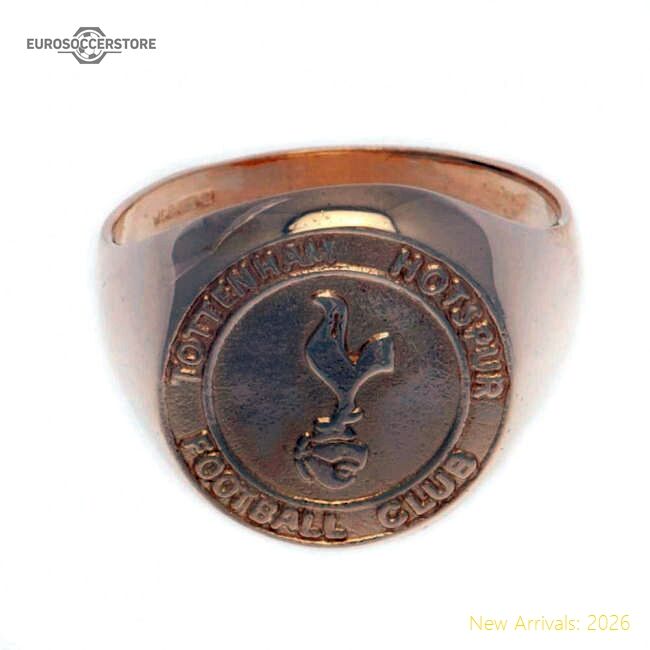 Premium Tottenham Hotspur Fc 9ct Gold Crest Ring Medium - Premium