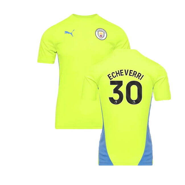 Echeverri 30 Pro Style Man City Training Player Jersey 2024-2025