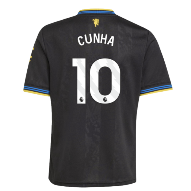 Stylish Man Utd 2025-2026 Man Utd Third Shirt (Kids) (Cunha 10) for...