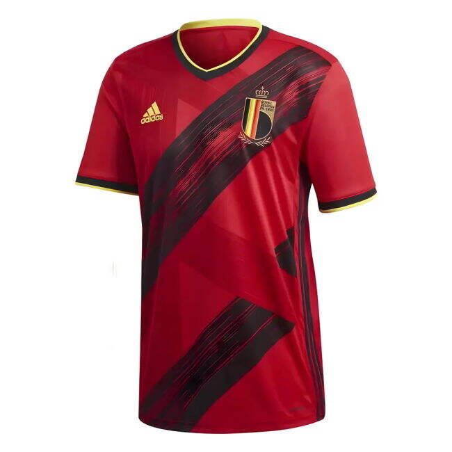 Official 2020-2021 Belgium European Football Home Strip