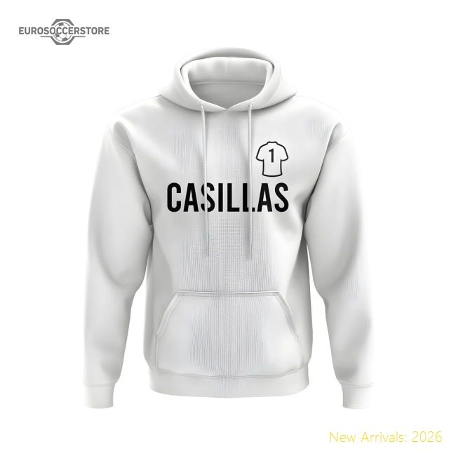 Iker Casillas Real Madrid Number Hoody (white) - Collectors Item
