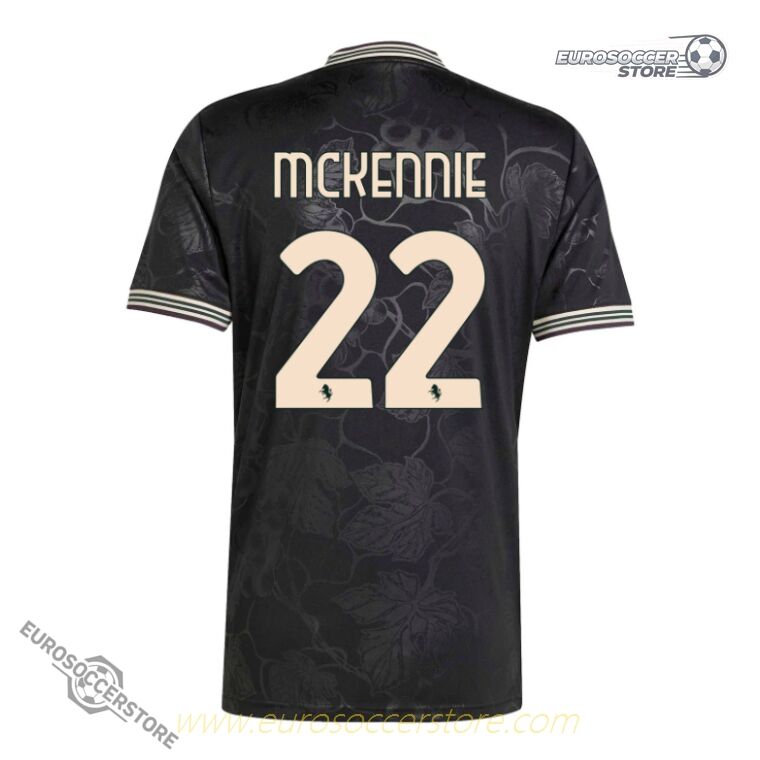 Juventus 25-26 Season Third Jersey with MCKENNIE 22 Printing
