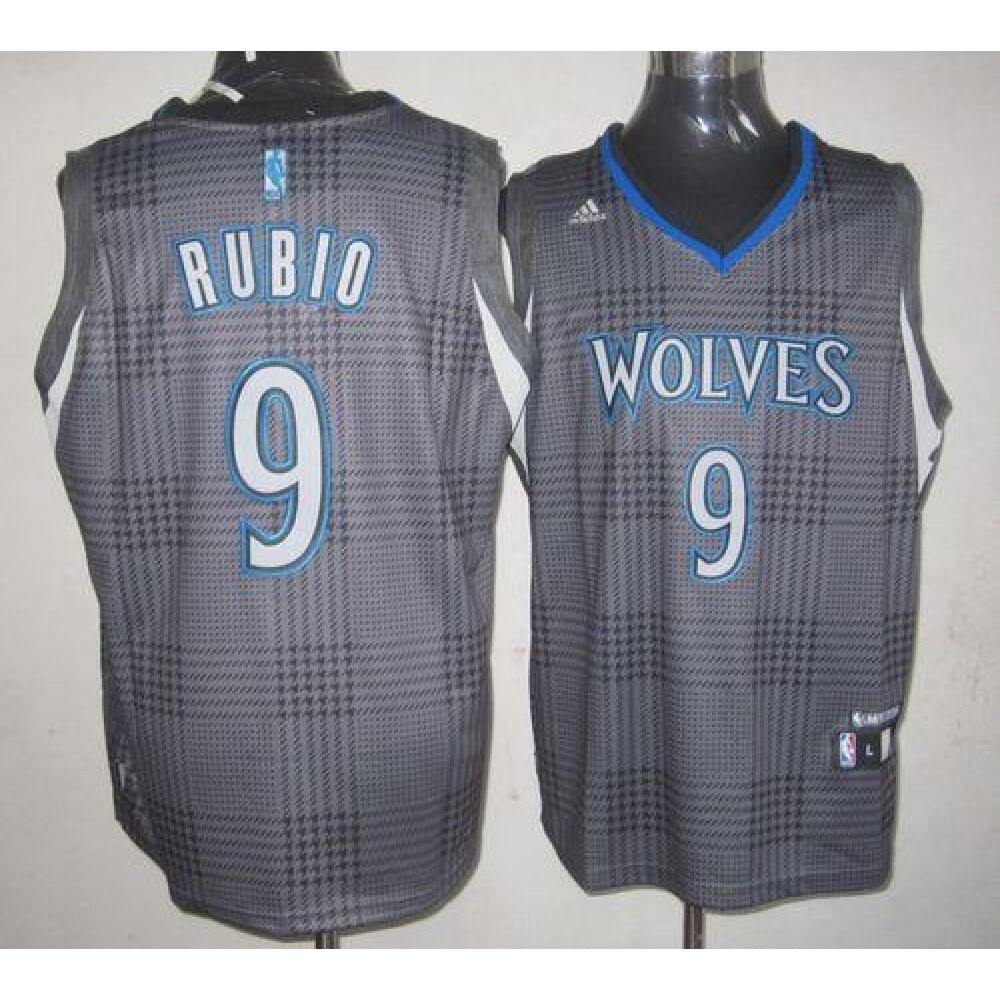 Professional Grade Men's T-Wolves #9 Ricky Black Basketball Jersey
