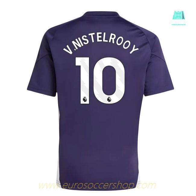2025-2026 Man Utd Training Tee (Aurora Plum) (V.Nistelrooy 10)