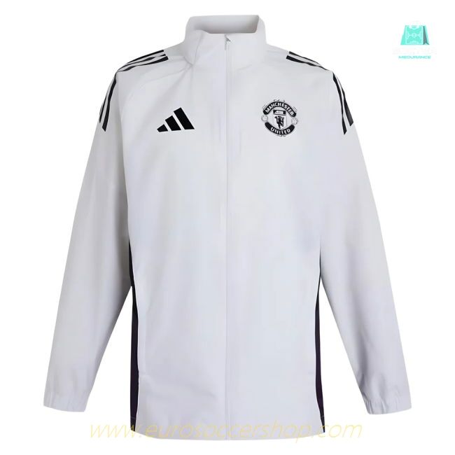 2025-2026 Man Utd Allweather Jacket (White)