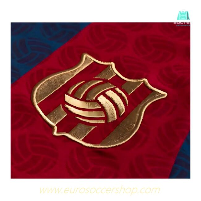 Catalonia Home Ball Shapes Retro Football Shirt