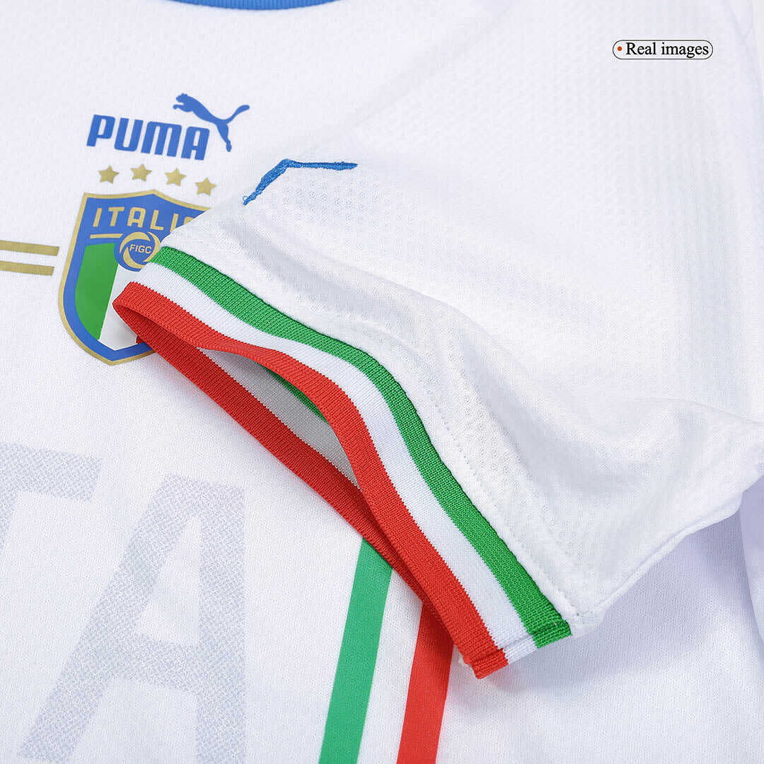 Kid's Italy Away  Soccer Jersey Kit(Jersey+Shorts) 2022 Authentic Kit