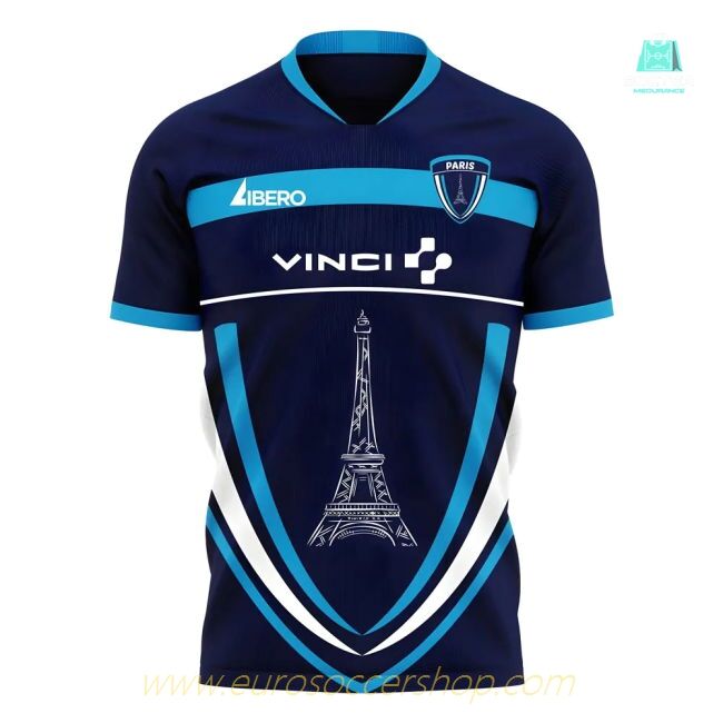 Paris FC 2024-2025 Home Concept Football Kit (Libero)