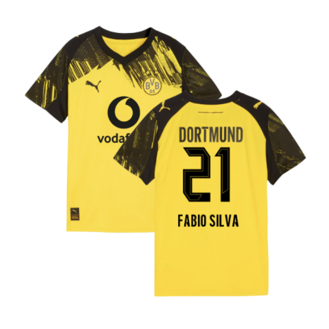 Licensed Dortmund Borussia Dortmund Home Shirt Kids Fabio Silva #2...