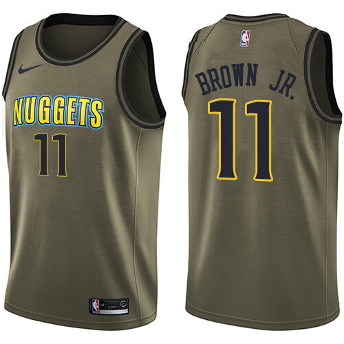 Nuggets #11 Bruce Brown Superior 2024 Icon NBA Jersey - Brown Swingman