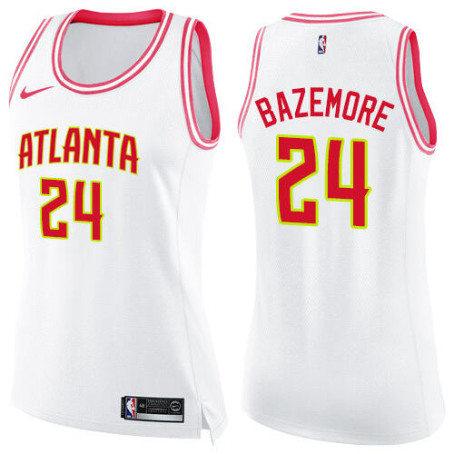 Professional Hawks #24 Kent Bazemore 2024 Icon NBA Swingman Jersey