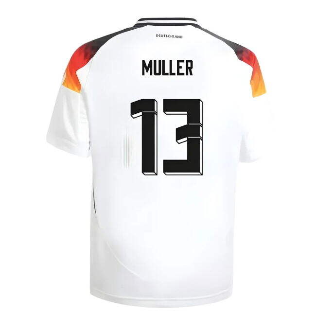 Germany National Team Trendy Home Football Shirt (Muller 13) (Kids)