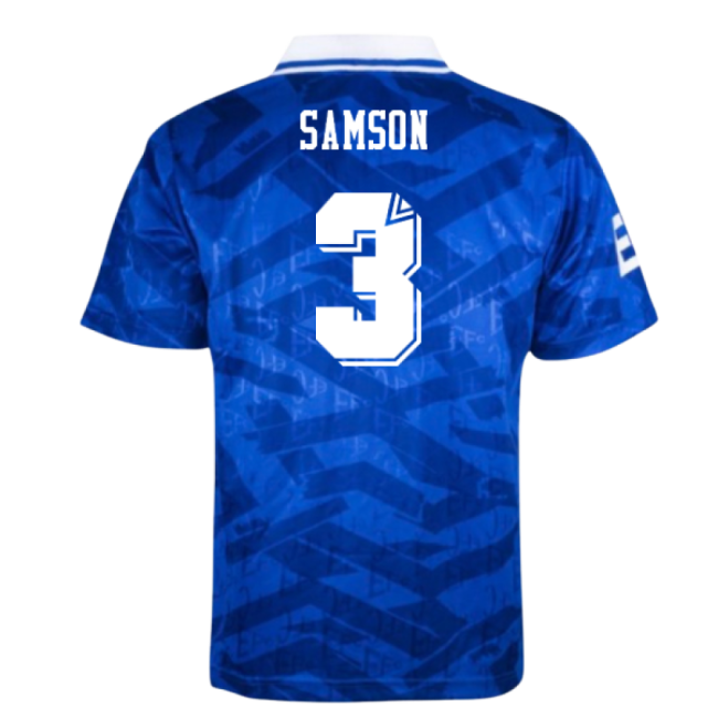 Value Pack Everton 1992 Home Retro Shirt (Samson 3) High-Quality Jersey