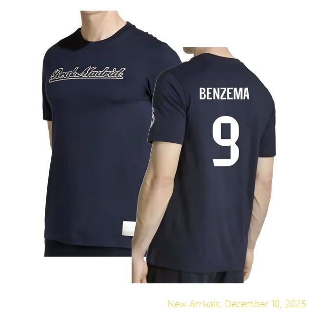 Real Madrid Tee - Featuring Benzema - Official Licensed