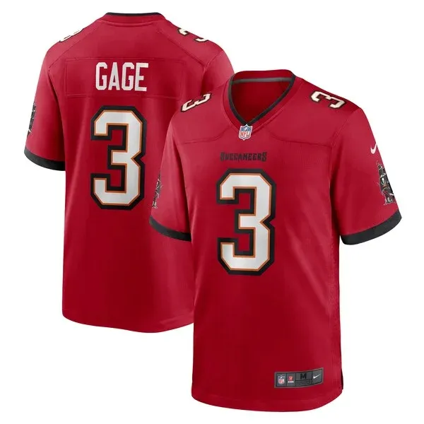 None Russell Gage Game Jersey - Red | NFL Player Jersey | NFL Football