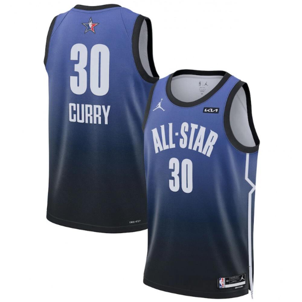 Stephen Curry30 Blue Jersey - - Fan Favorite