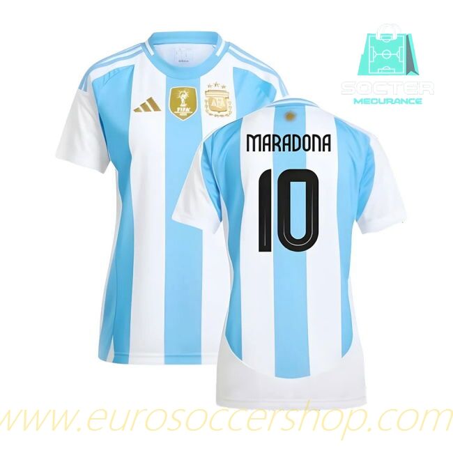 Fan Edition 2024/25 Campaign Argentina NT Home Jersey (MARADONA 10)