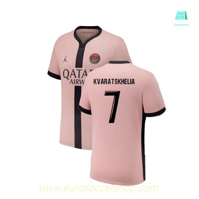 2024-2025 PSG Paris Saint Germain Third Shirt (Kids) (Kvaratskhelia 7)
