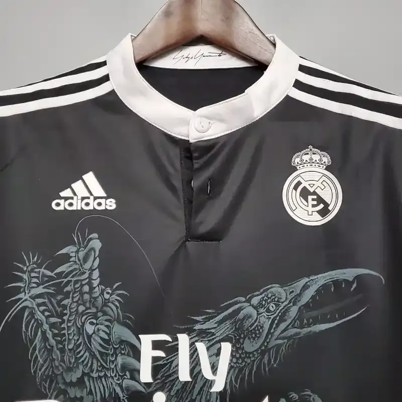 2014-2015 Long Sleeve Real Madrid Third retro kit