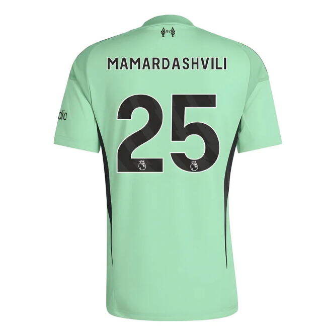 Liverpool 2025-20 Home Football Shirt Featuring Mamardashvili 25 L M S