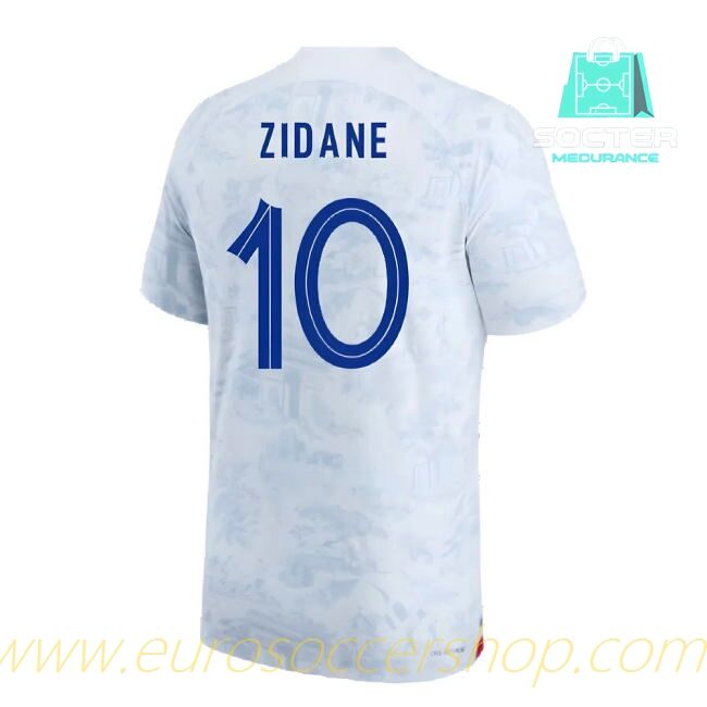 2022-2023 Les Bleus Away Football Shirt (Zidane 10)