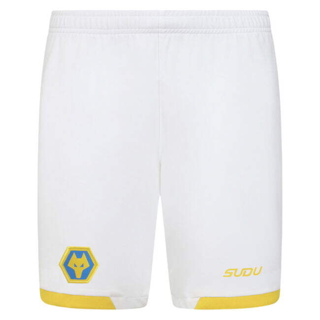 2025-2026 Wolves Third Shorts (White) - Kids (Fan Favorite)