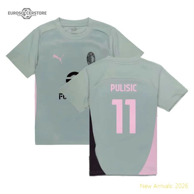 Excellent 2024-2025 Ac Milan Training Shirt (green Fog)