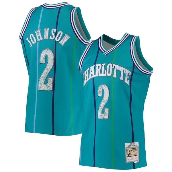 Larry Johnson CHA Swingman Jersey - modern Basketball casual