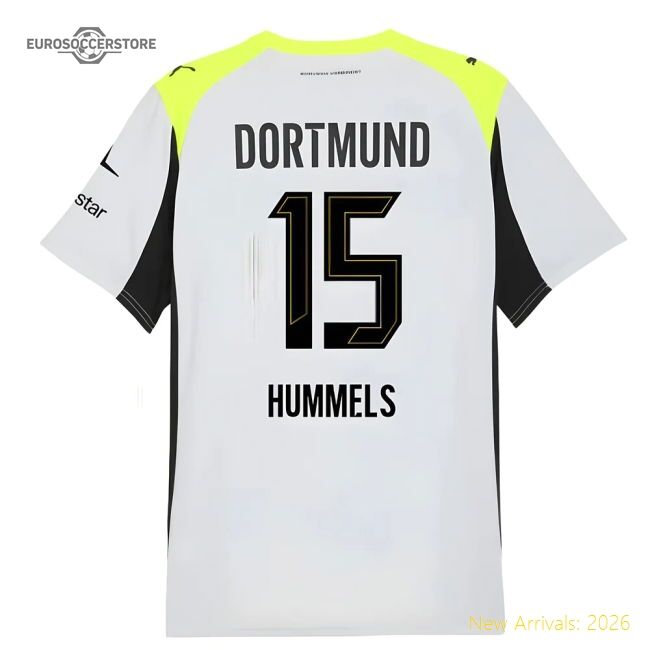 Premium 2025-2026 Borussia Dortmund Away Shirt (Hummels 15)