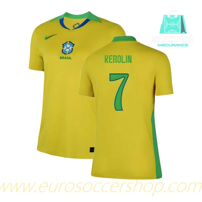 2025/26 Campaign Brazil NT Home Ladies (Kerolin 7)