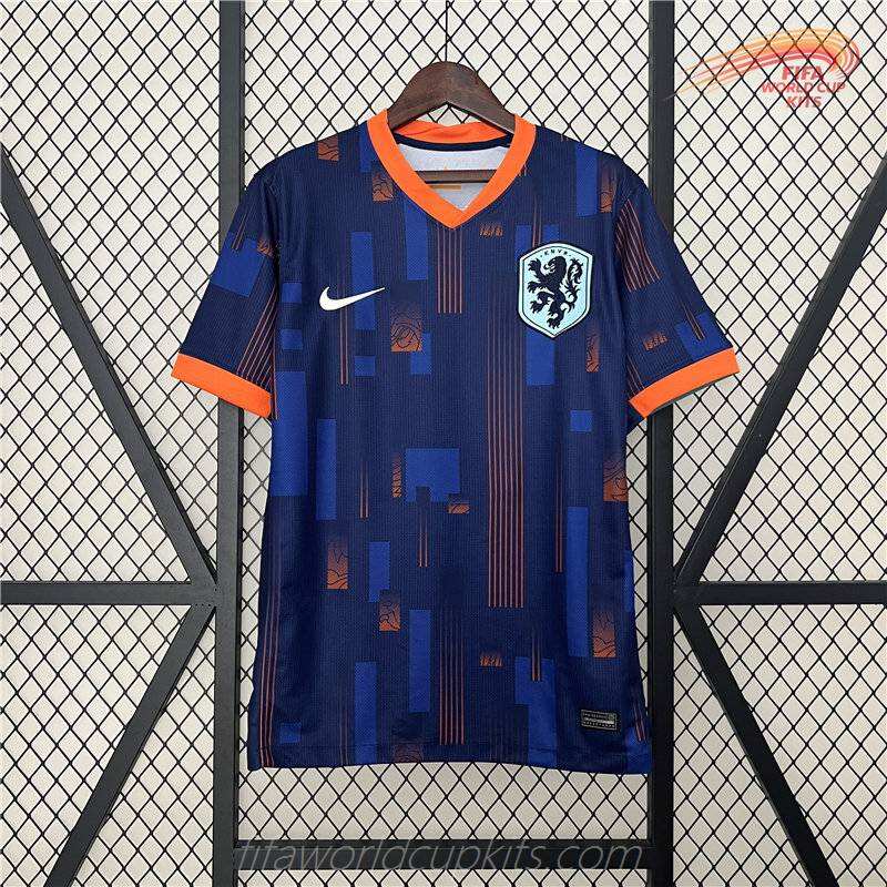 Netherlands Soccer Kit year 2024 Euro 2024 Alternate