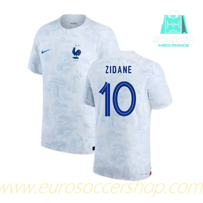 2022-2023 Les Bleus Away Football Shirt (Zidane 10)