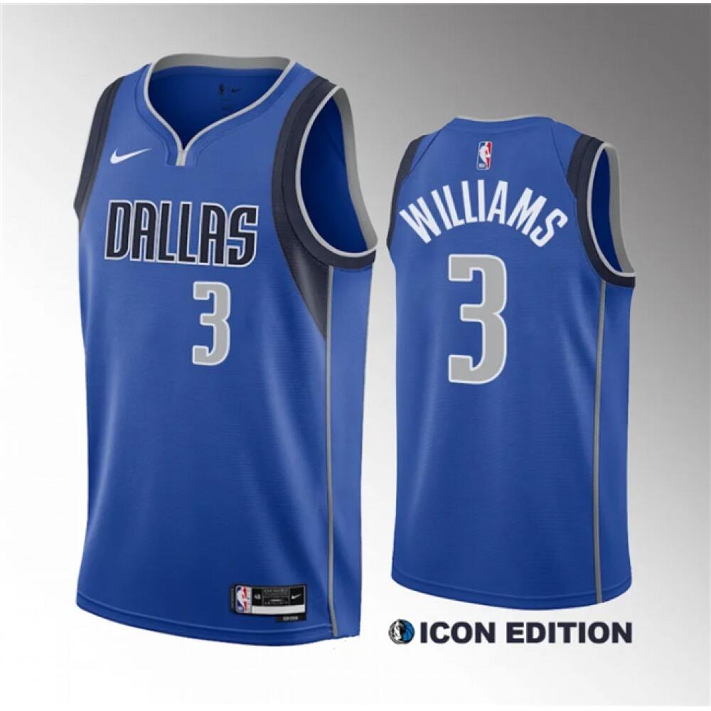 Classic 3 Dallas Mavericks Blue Jersey - - Basketball Fan Gear