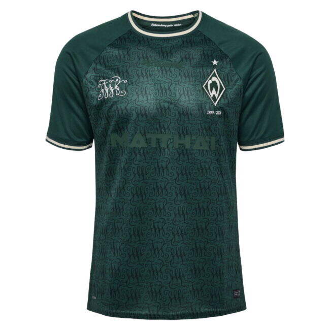 Modern Werder Bremen 125 Year Anniversary Shirt for Supporter Gear
