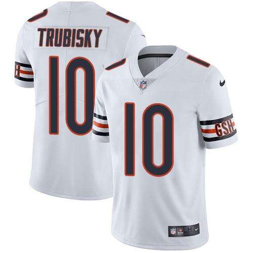 Chicago Bears #10 Trubisky White None NFL Limited Jersey authentic