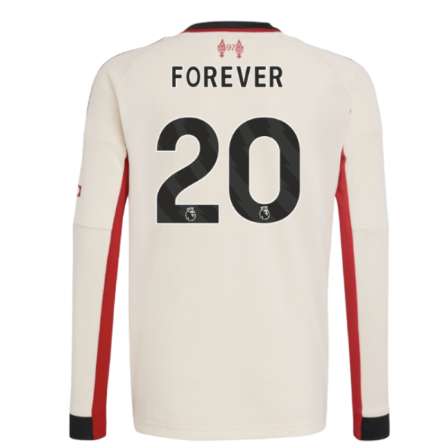 Great Deal Liverpool Forever 20 2025-2026 Liverpool Away Long Sleev...
