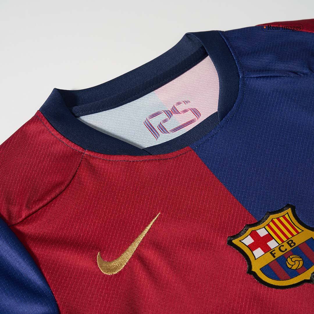 Kid's Barcelona Home Soccer Jersey Kit(Jersey+Shorts) 2024/25 - COLDPL