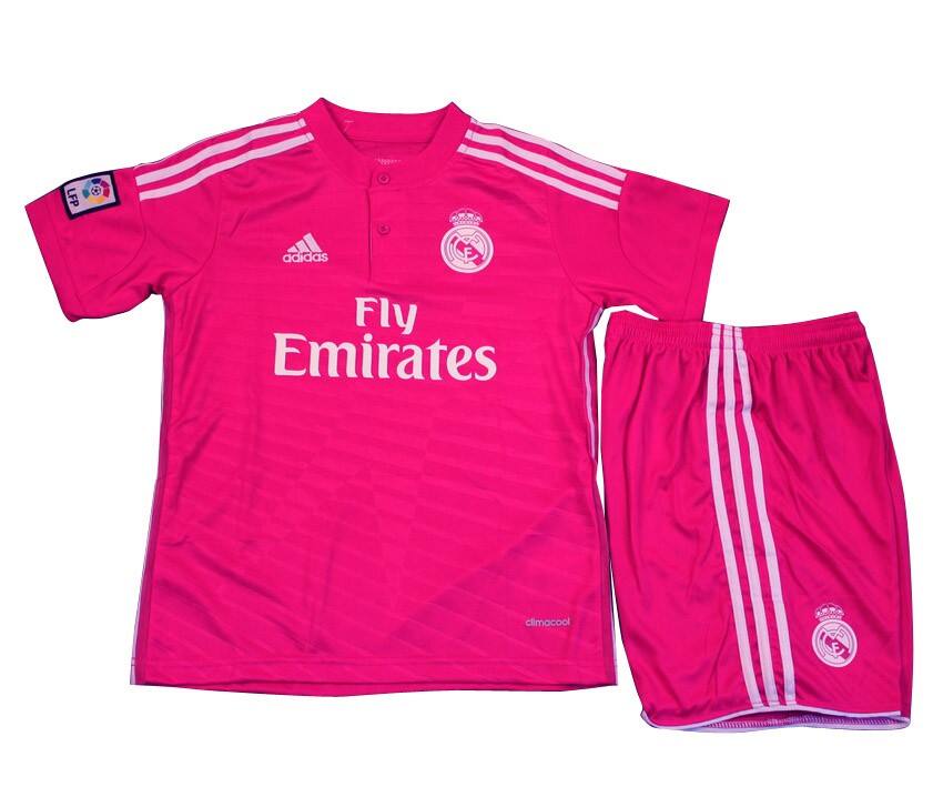Kids Real Madrid 1415 Away Soccer Jersey KitShirtshorts - Official