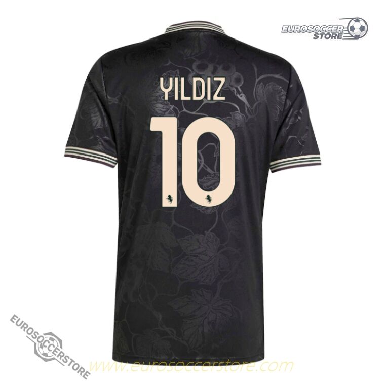 Juventus 25-26 Third Jersey with YILDIZ 10 Printing