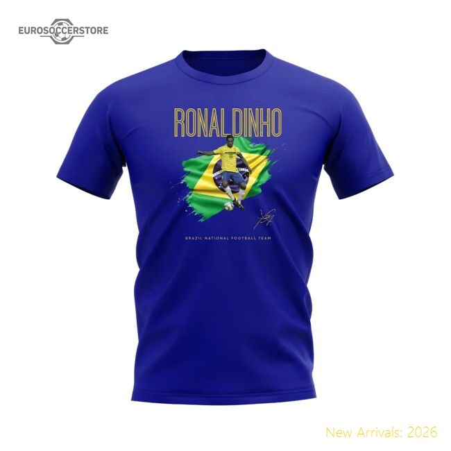 Ronaldinho Brazil T-shirt - Elite 2024-2025 Edition Style