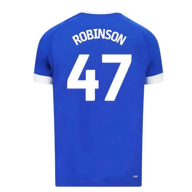 2025-2026 Cardiff City Home Shirt (Robinson 47) - authentic style