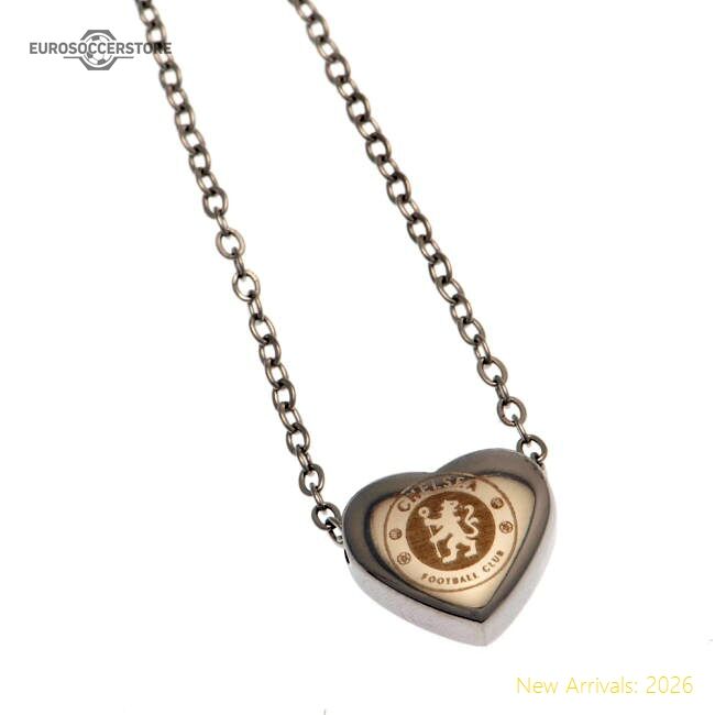 Premium Chelsea Fc Stainless Steel Heart Necklace - Premium Quality