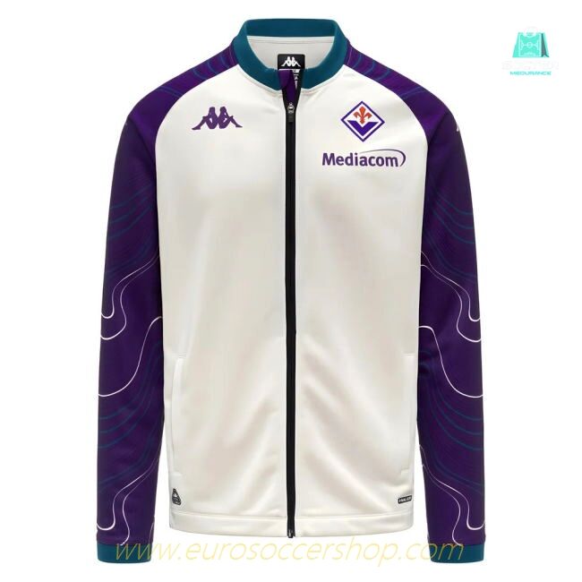 2025-2026 Fiorentina Presentation Jacket (White-Violet)