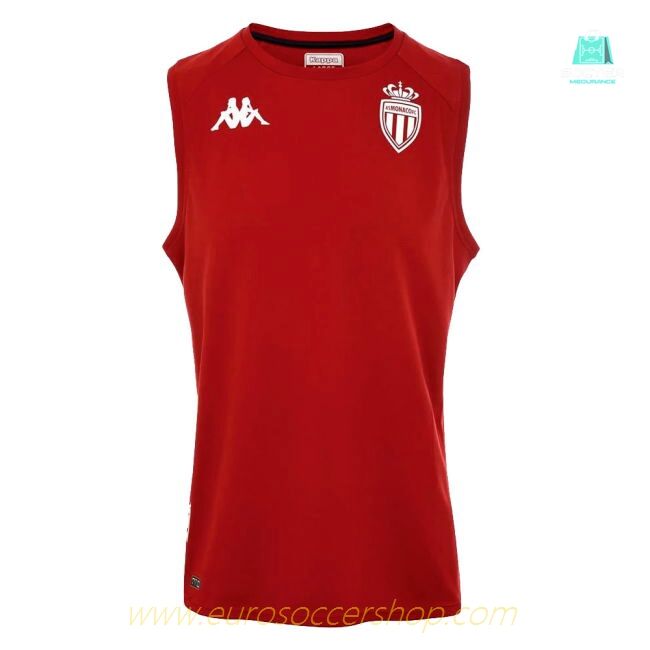 2022-2023 AS Monaco Training Tank Top (Red)