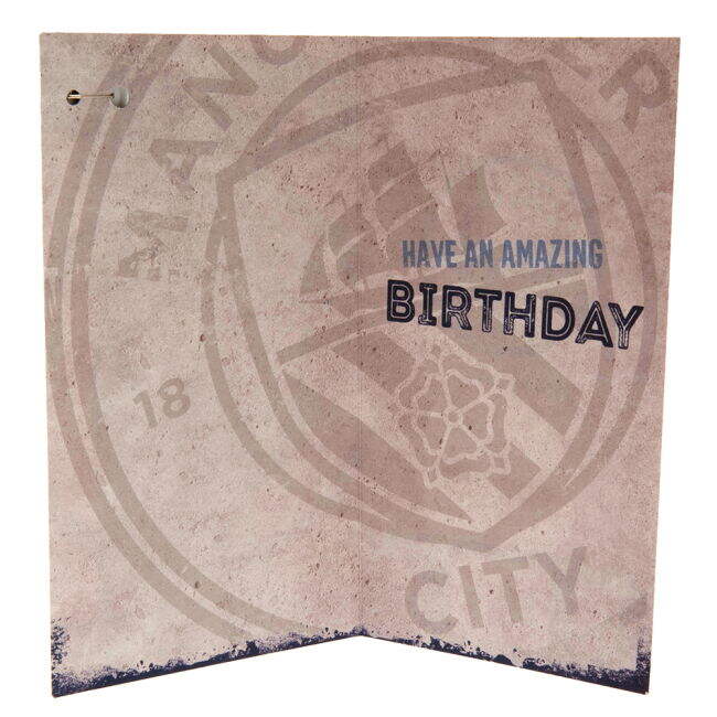 Women's Manchester City FC Boy Birthday Card