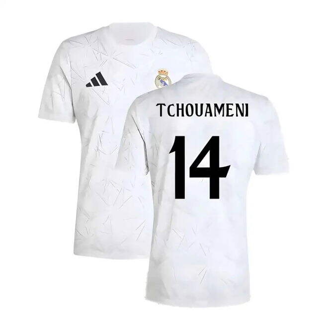 Tchouameni 14 2024-2025 Real Madrid Club Home Uniform (1)