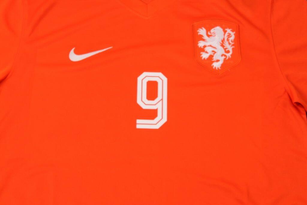 Netherlands 201415 Home Soccer Shirt 9 VPERSIE - Official Replica