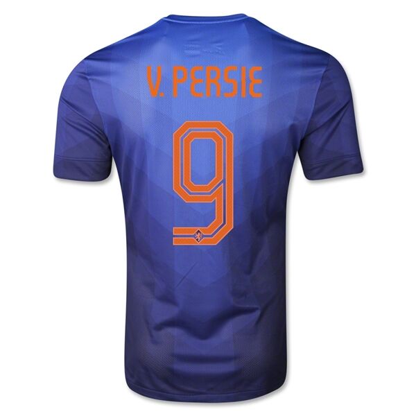 Netherlands 201415 Away Soccer Shirt 9 V PERSIE - Official Replica