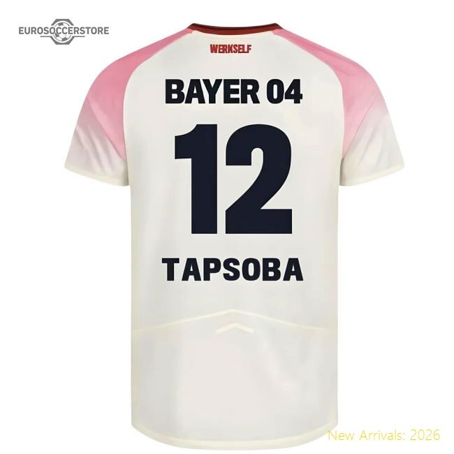 2025-2026 Bayer Leverkusen Road Jersey (kids) (tapsoba 12)
