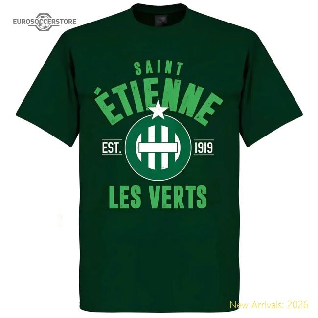 Premium Genuine Etienne Established T-Shirt - Bottle Green